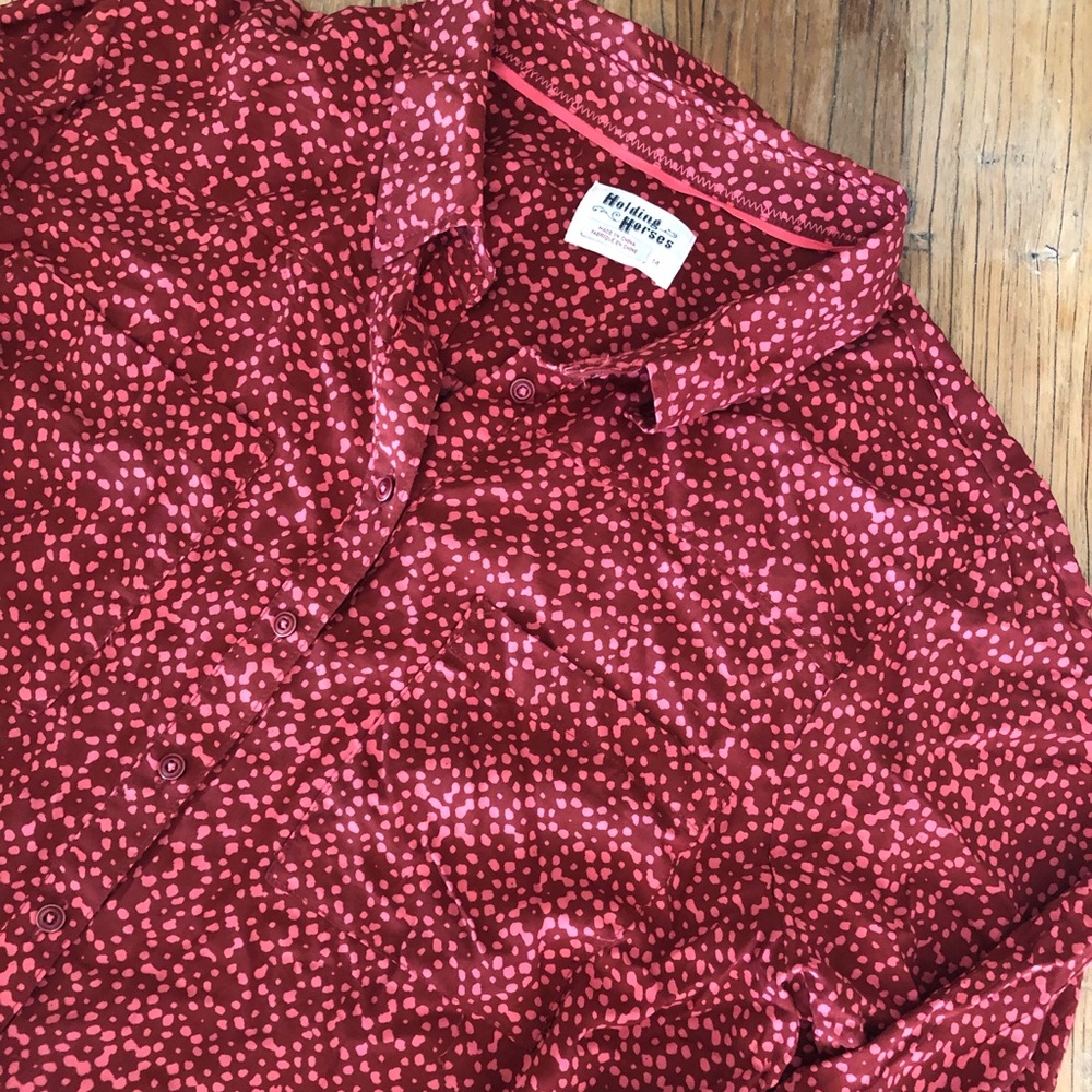 Anthropologie Button Down Blouse